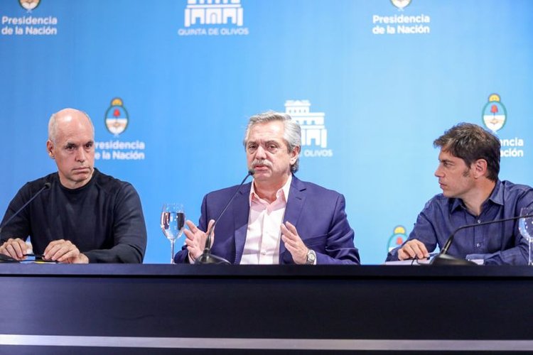 Reunión clave: Alberto, Kicillof y Larreta analizaron la situación del AMBA