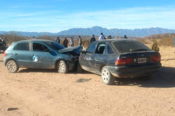Arrestan a dos jovenes tras protagonizar un siniestro vial en Belén