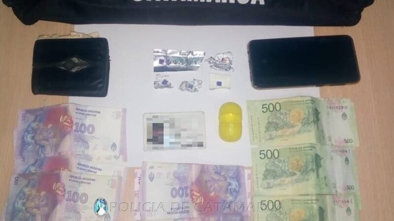 Detienen a una persona y secuestran Droga en Belén