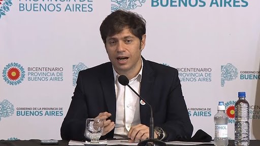 Kicillof pagará $500 por día a pacientes leves de CV-19