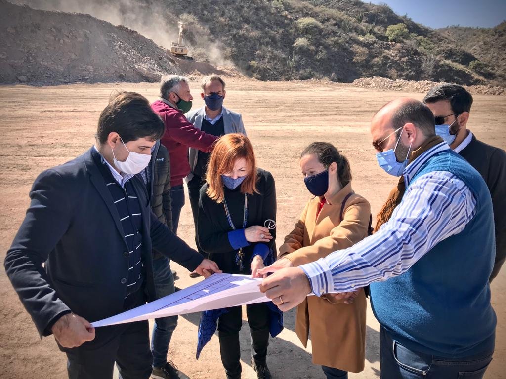 La Secretaria de Provincias del Ministerio del Interior visitó la obra de Acueducto Norte