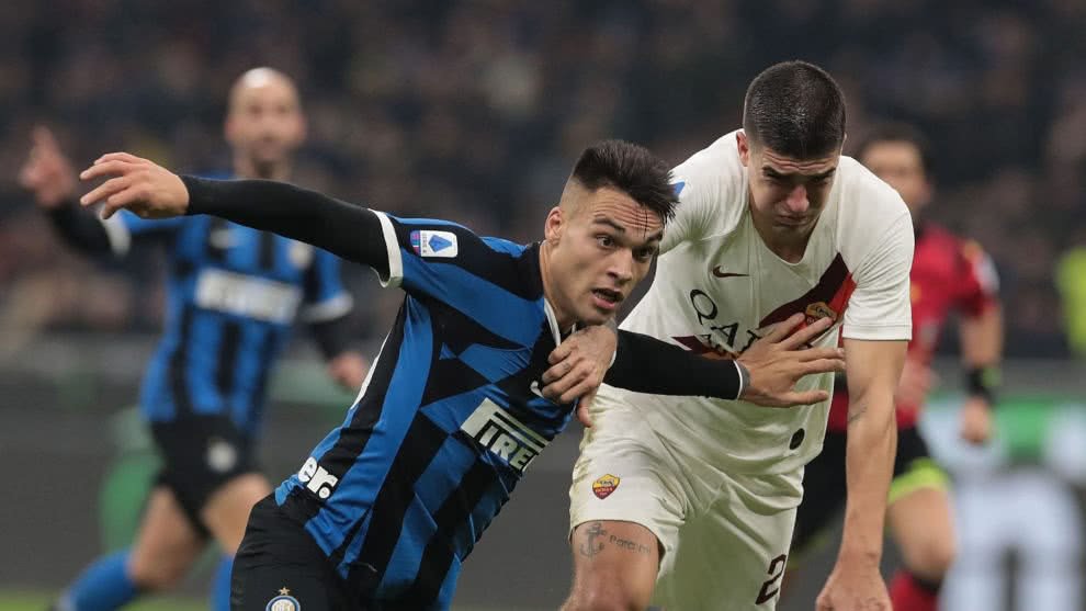 Victoria del Inter contra el Napoli