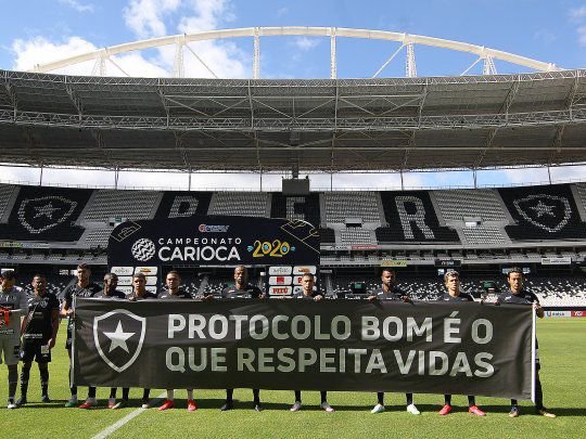 Los clubes brasileños mostraron su enojo por la vuelta al fútbol