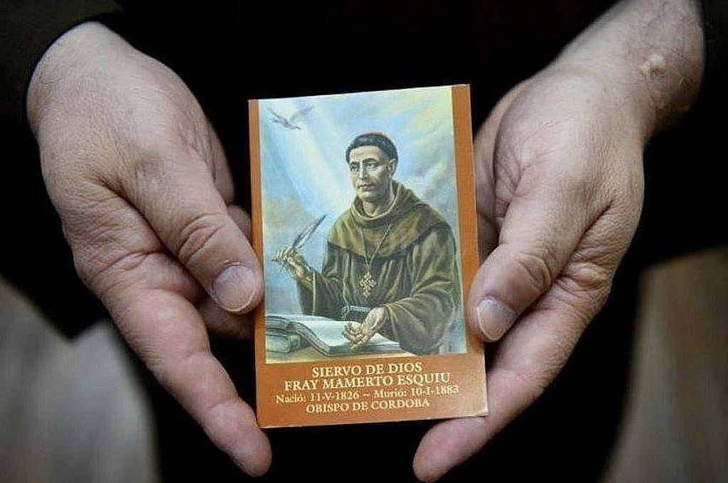 El acto de beatificación de Fray Mamerto será e marzo de 2021