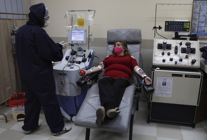 Coronavirus: el plasma «Hiperinmune» se vende cerca de los U$S 1.500 en Bolivia