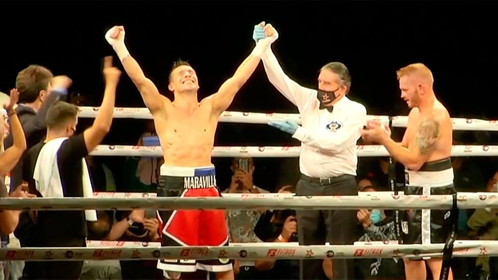 «Maravilla» Martinez ganó en su regreso al boxeo