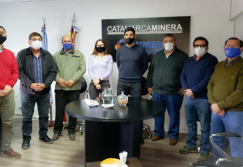 Autoridades de Minería se reunieron con la Intersindical Minera