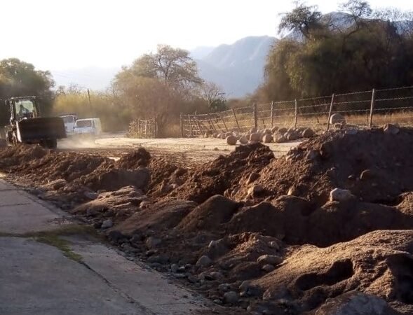 Trabajan en el Acueducto de El Shincal