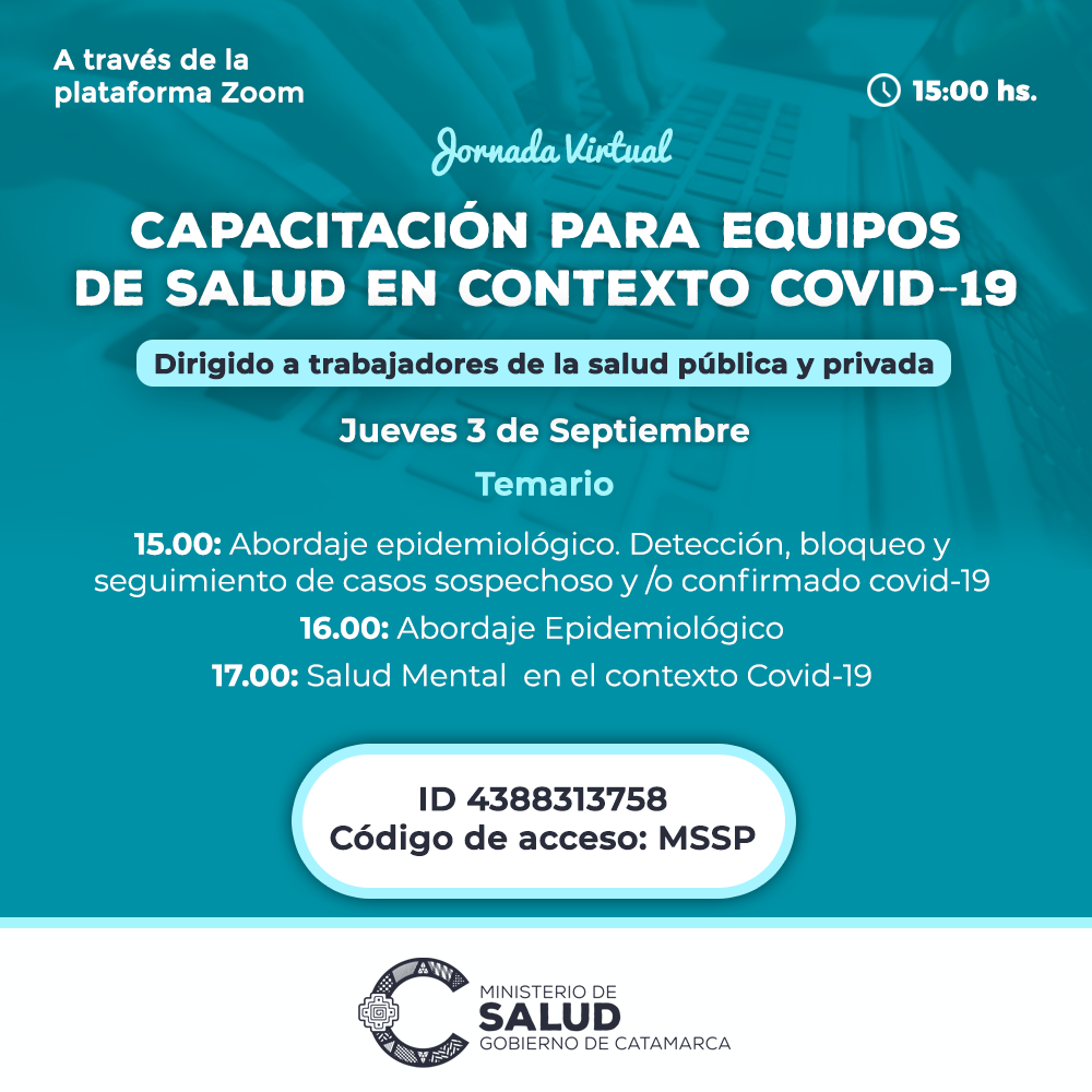 Capacitación de Salud: «Ante la posibilidad de estar en igual situación que las provincias vecinas»