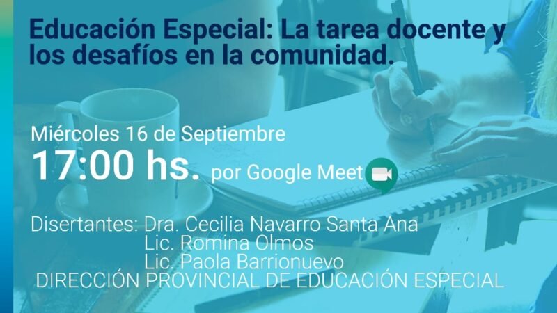 Conversatorio: «La tarea docente y el rol de la comunidad”