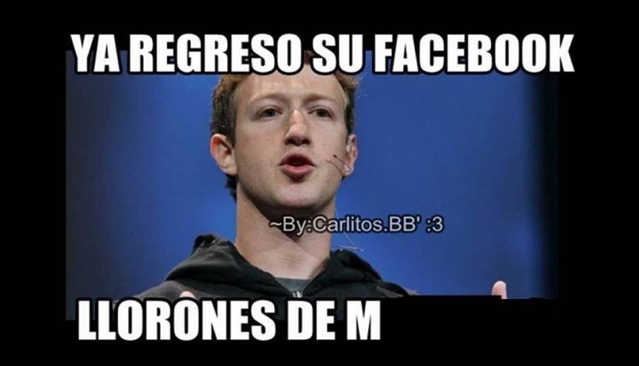 Estallaron los memes por la caída de facebook