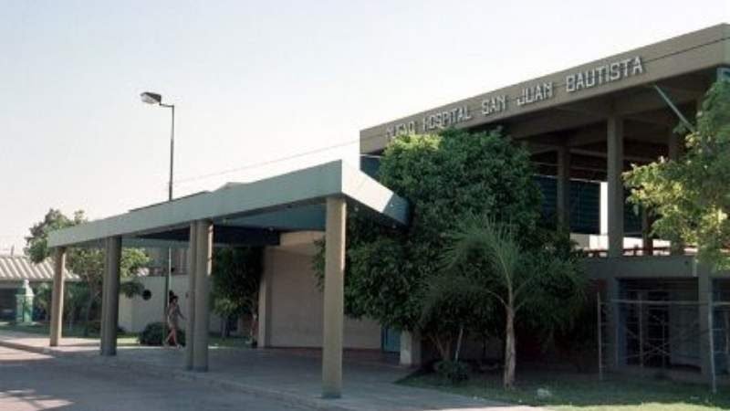 Una joven con coronavirus fue operada en el Hospital San Juan Bautista