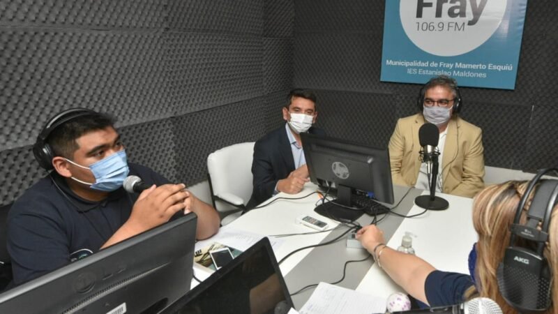 El intendente Ferreyra junto al gobernador dejaron inaugurada «Radio Fray