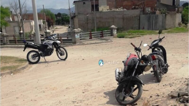 Dos motos colisionaron en la zona norte de la Capital