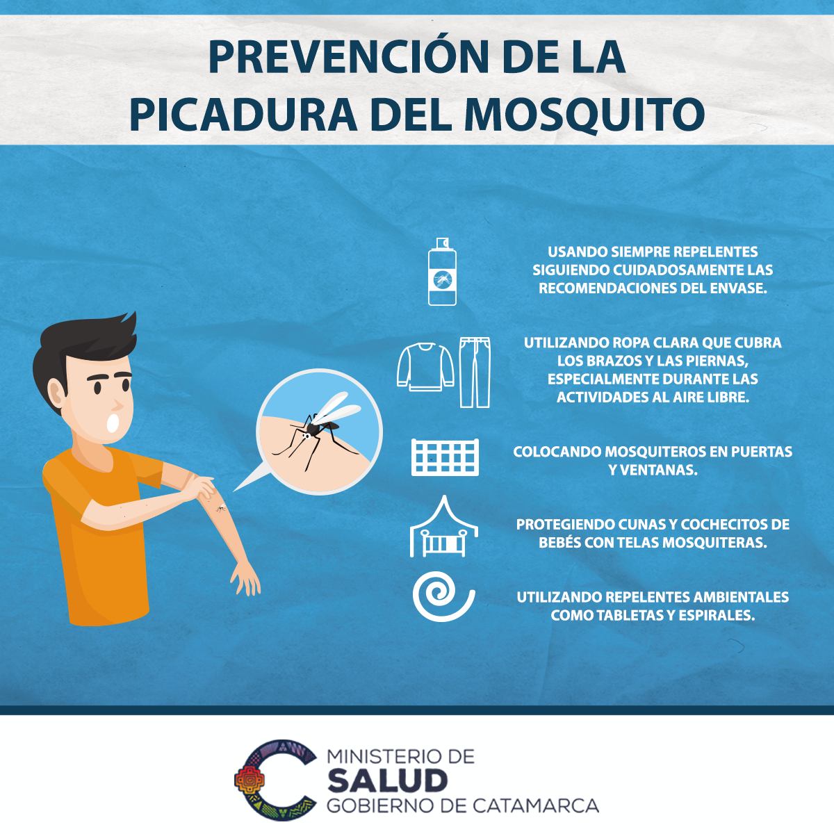 Prevención de picaduras del Aedes Aegypti