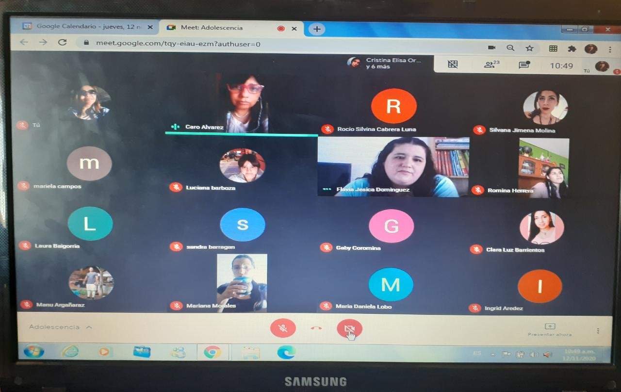Reunión con referentes del programa Salud Integral de las Adolescencias