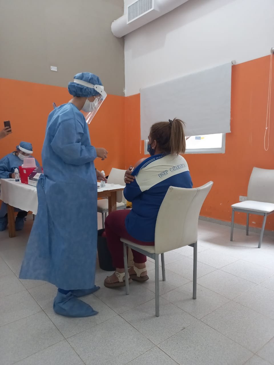 Comenzó la vacunación al personal de OSEP