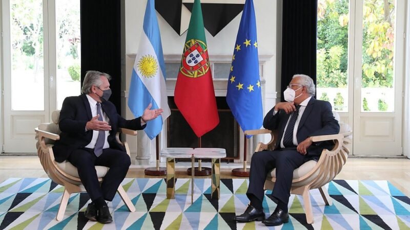 El presidente Alberto Fernández apunto contra la oposición desde Portugal: “Primero lean la ley”