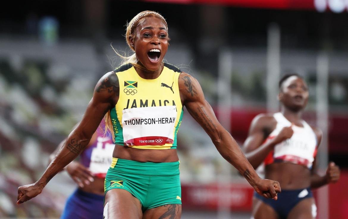 Elaine Thompson ganó el oro en los 100 metros y rompió el récord olímpico