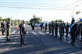 Jalil encabezó el acto por Malvinas