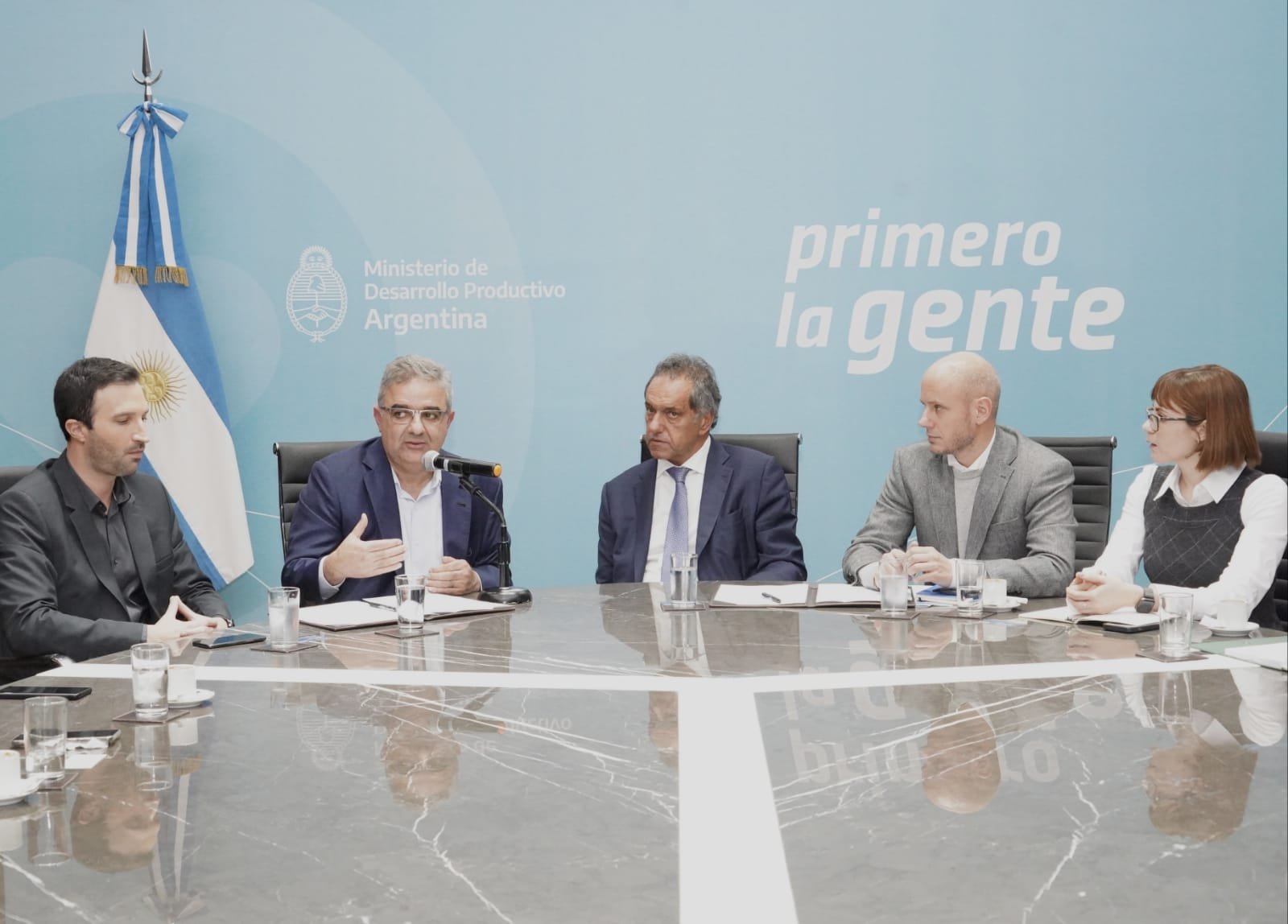 Raúl Jalil firmó con Scioli convenios por financiamiento de PyMEs