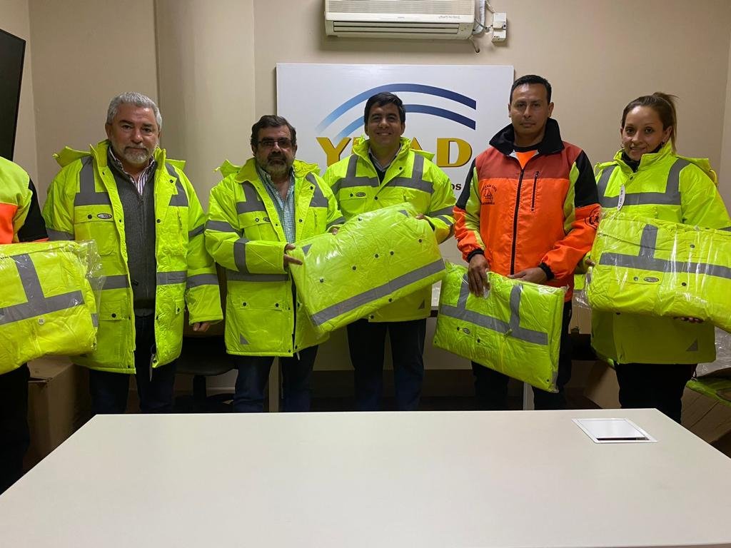 YMAD donó equipo de alta montaña a Defensa Civil de la provincia