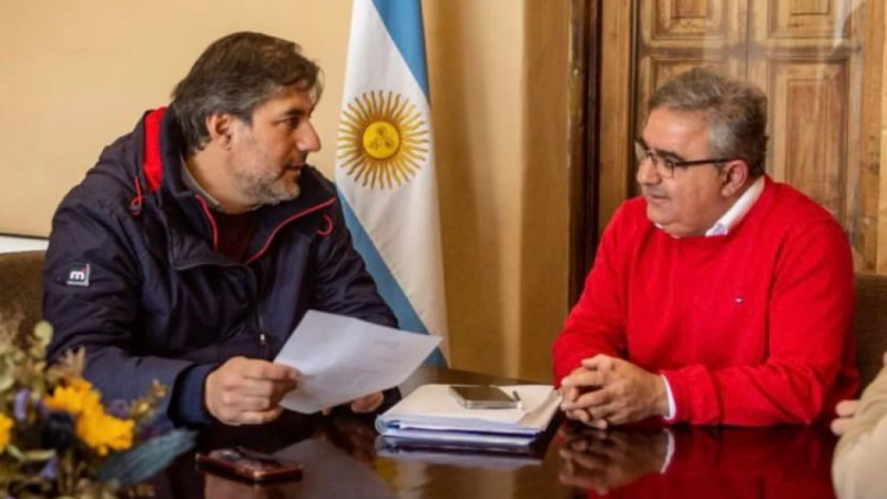 Jalil recibió al presidente de la Federación Económica