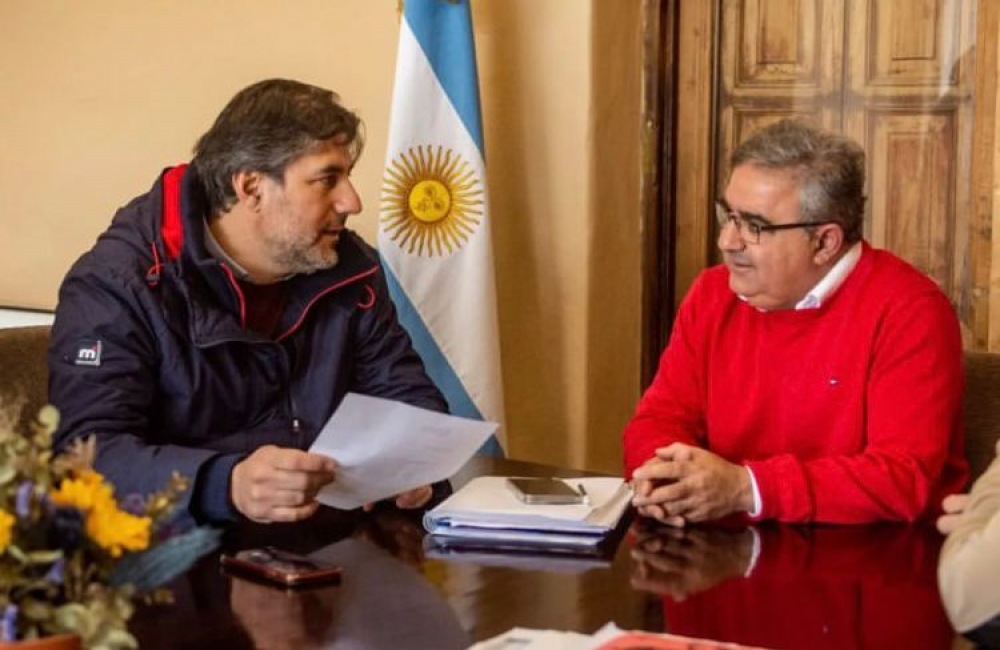 Jalil recibió al presidente de la Federación Económica