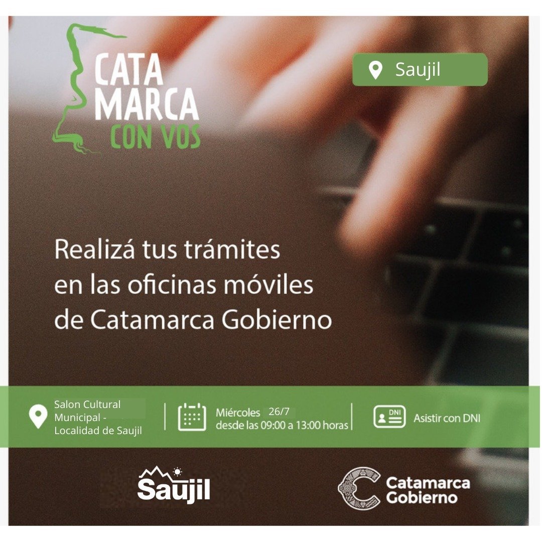 “Catamarca con Vos” en Saujil