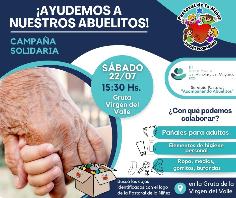 Celebrarán a los abuelos en la Gruta de la Virgen
