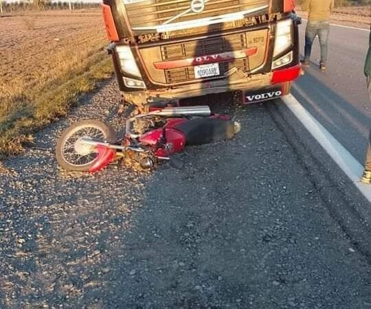 MOTOCICLISTA PIERDE LA VIDA, EN UN SINIESTRO VIAL.