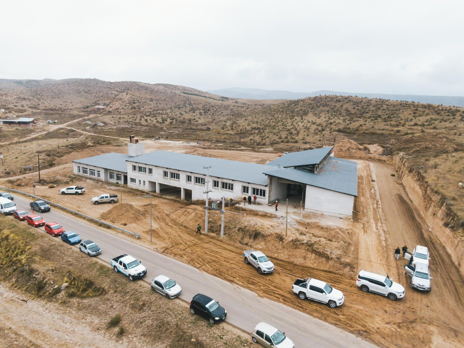 Aconquija: la obra de la nueva escuela para El Alamito está pronto a concluirse
