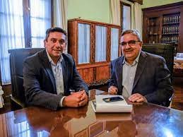 Jalil y Guillermo Ferreyra evaluaron las obras en curso en Fray Mamerto Esquiú
