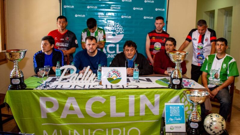 Se presentaron las finales de la «Copa Municipio de Paclín 2023»