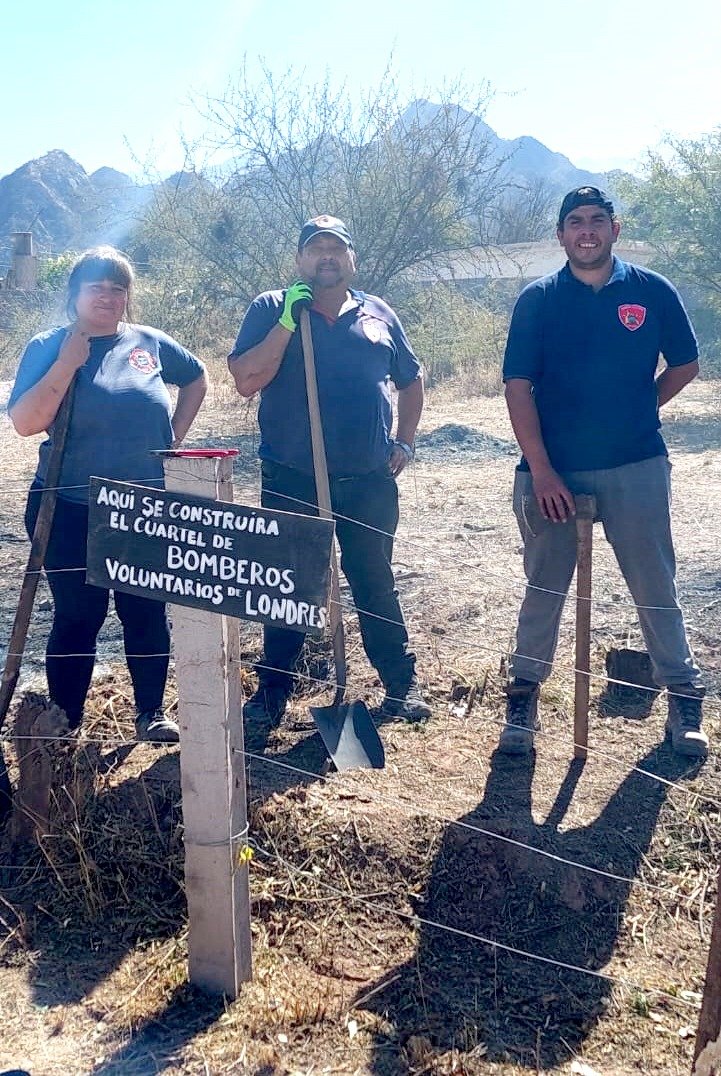 Los Bomberos Voluntarios de Londres ya tienen terreno para la construcción de su sede