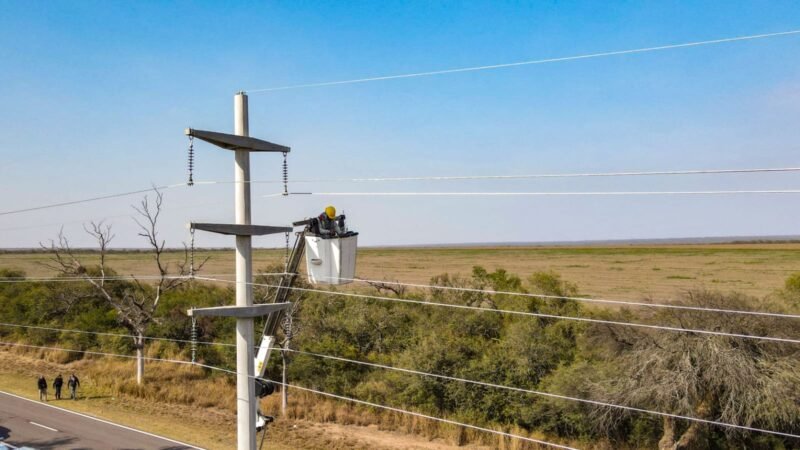 Obras de infraestructura energética en Las Cañas en su última etapa