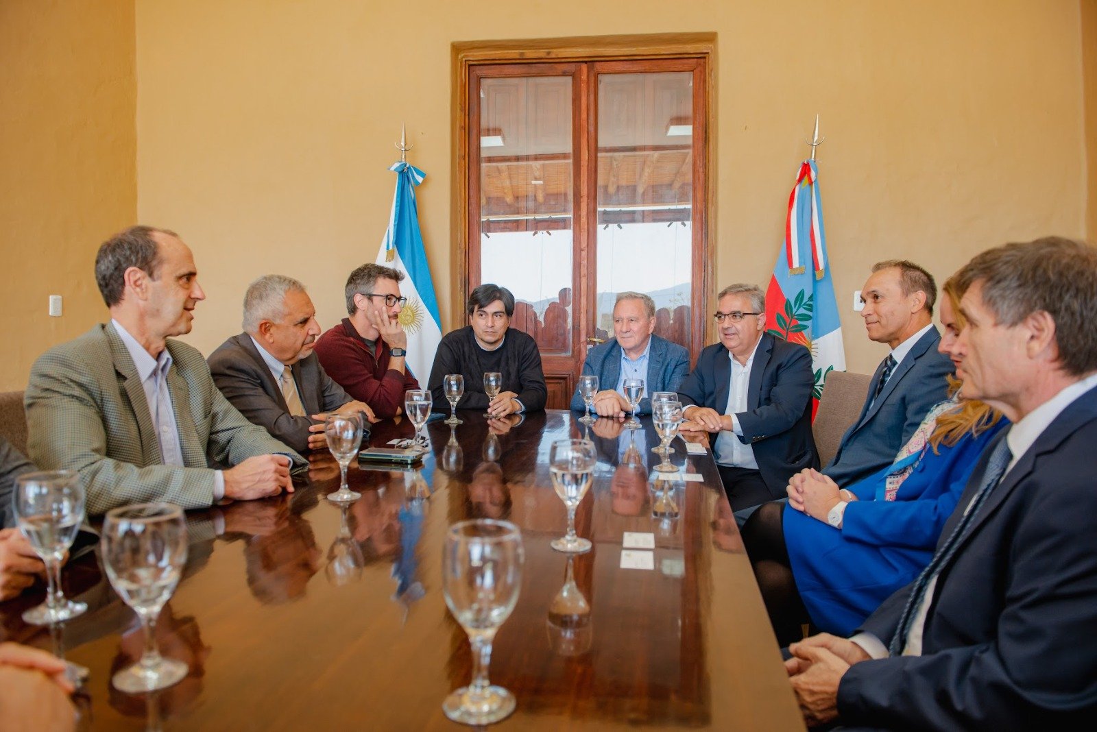 El Gobernador recibió a autoridades de Glencore Cobre