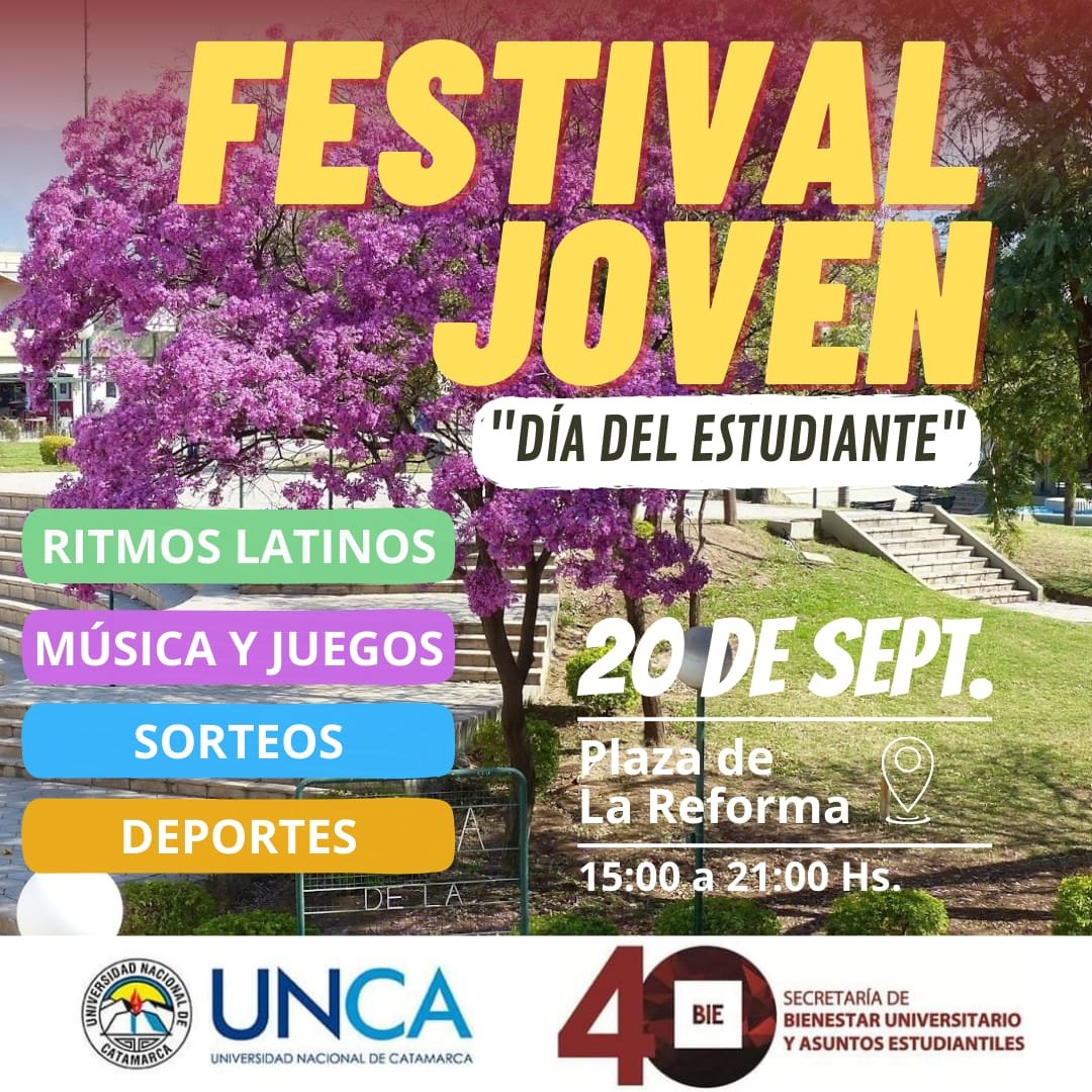 Festival Joven por el Día del Estudiante