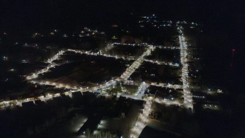 Quedó inaugurado el adoquinado e iluminación Led en el centro de Antofagasta de la Sierra