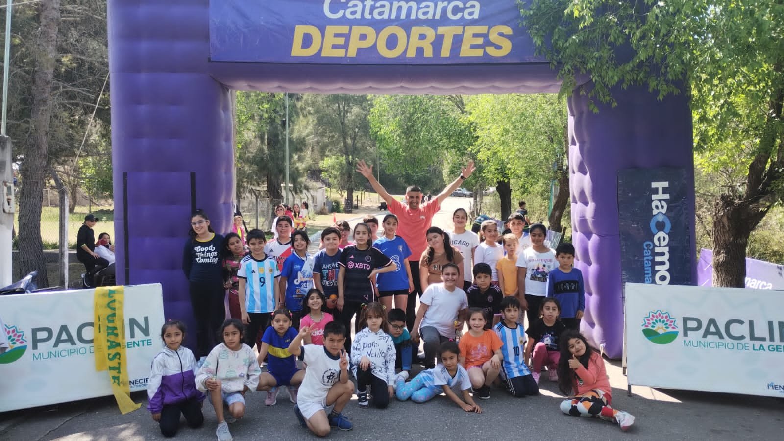 La escula de La Viña desarrolló su cuarta maratón