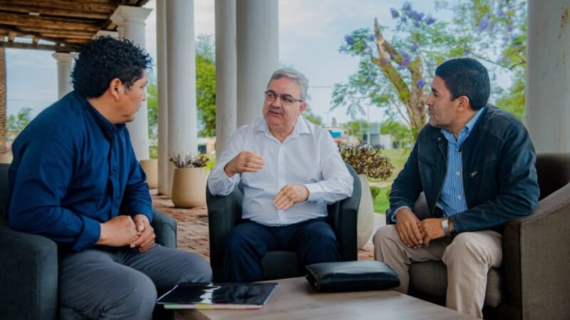 Raúl recibió al intendente electo de Villa Vil