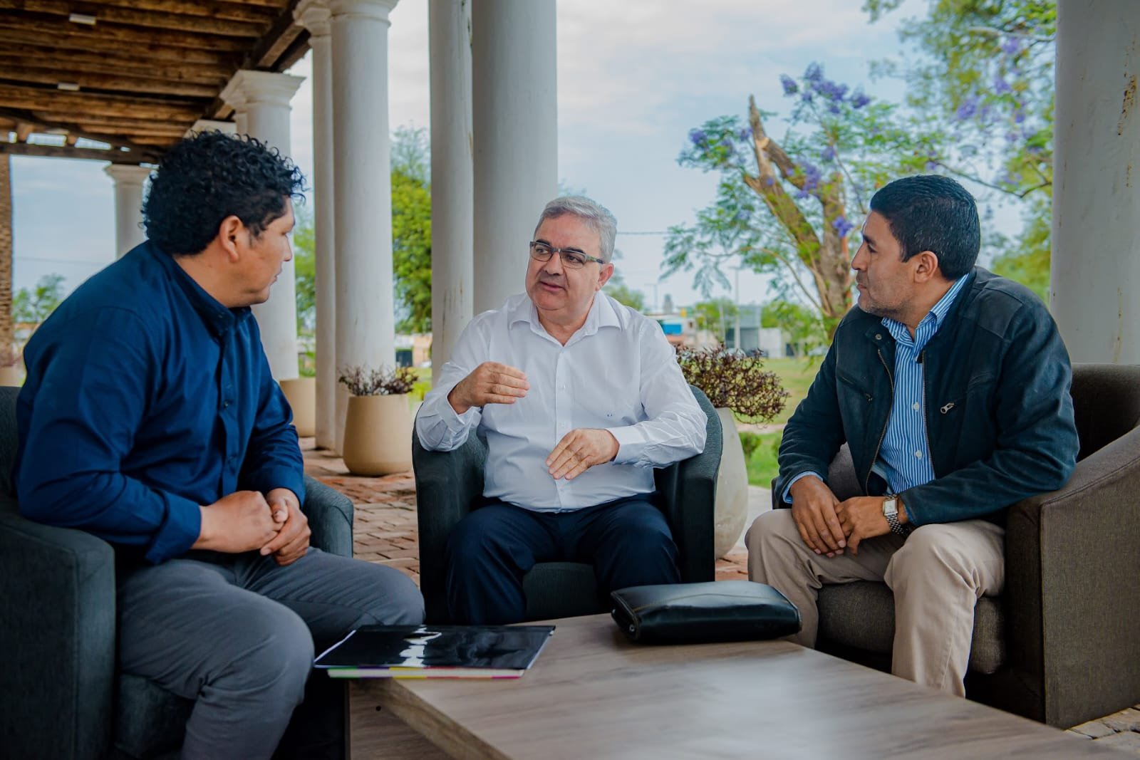 Raúl recibió al intendente electo de Villa Vil