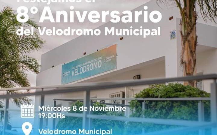 Se festeja el octavo aniversario del Velódromo Municipal