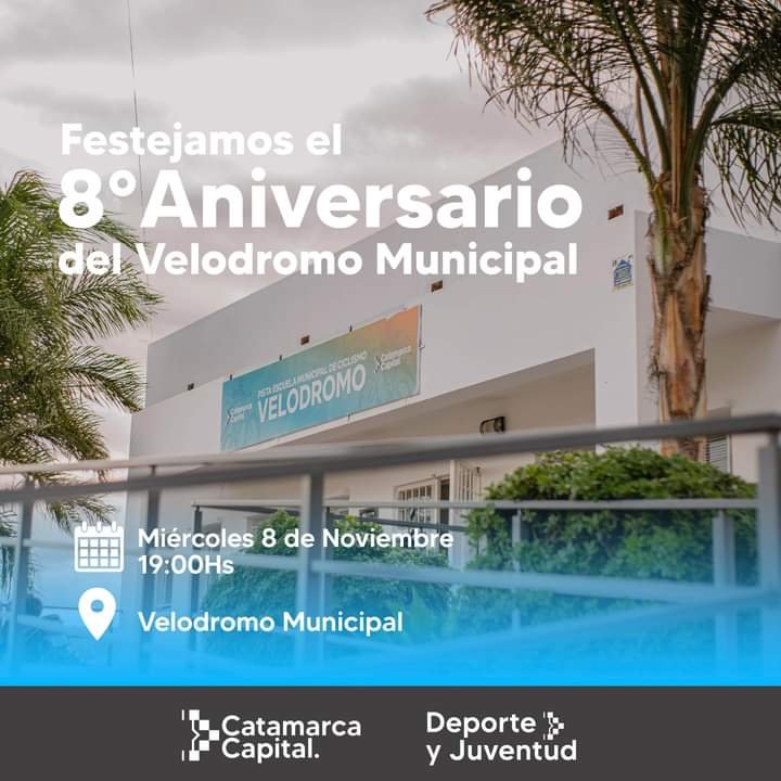 Se festeja el octavo aniversario del Velódromo Municipal