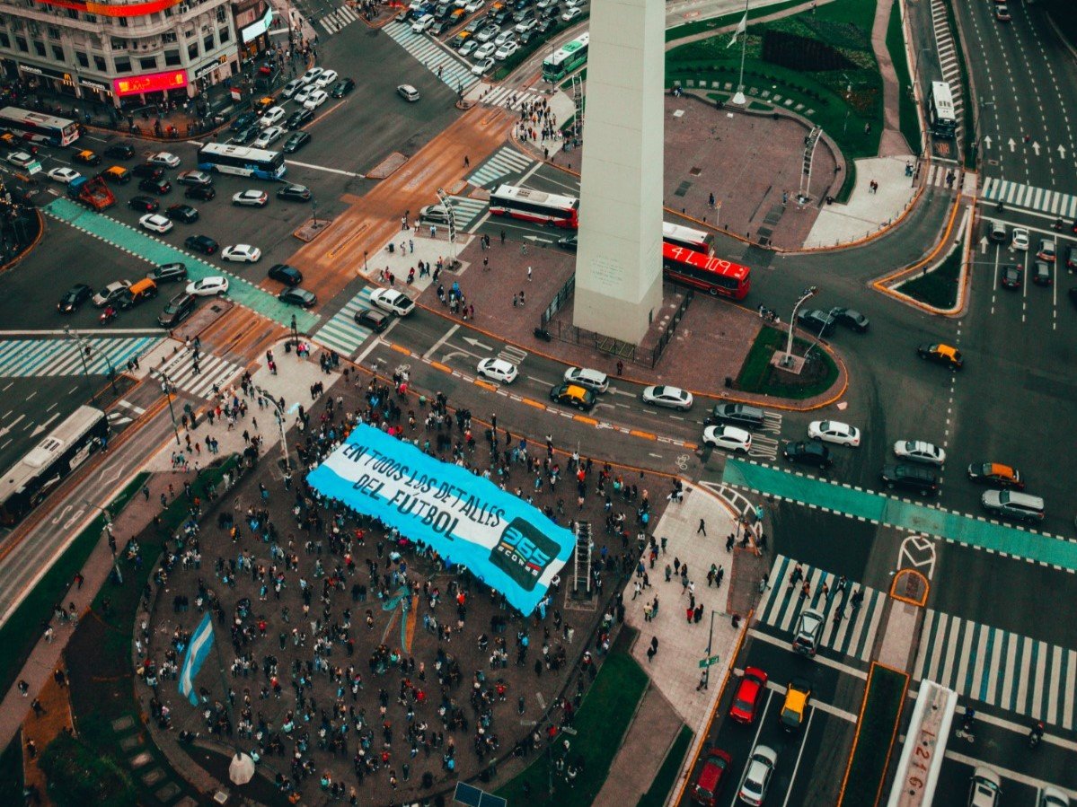 Los hinchas celebraron el primer aniversario del título Mundial de Argentina en Qatar