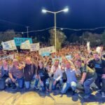 Multitudinario cierre de campaña en Recreo